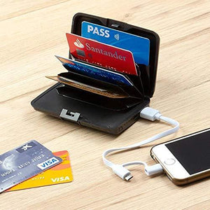 Porte-Cartes de Sécurité et Power Bank Wallet