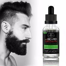 Huile biologique pour faire pousser la barbe