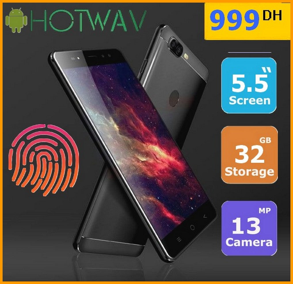 Hotwav pixel -32Go - 3Go Ram- Empreite -2 Sim