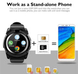 Smart V8 Montre connectée bluetooth Camera