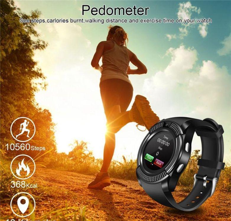 Smart V8 Montre connectée bluetooth Camera